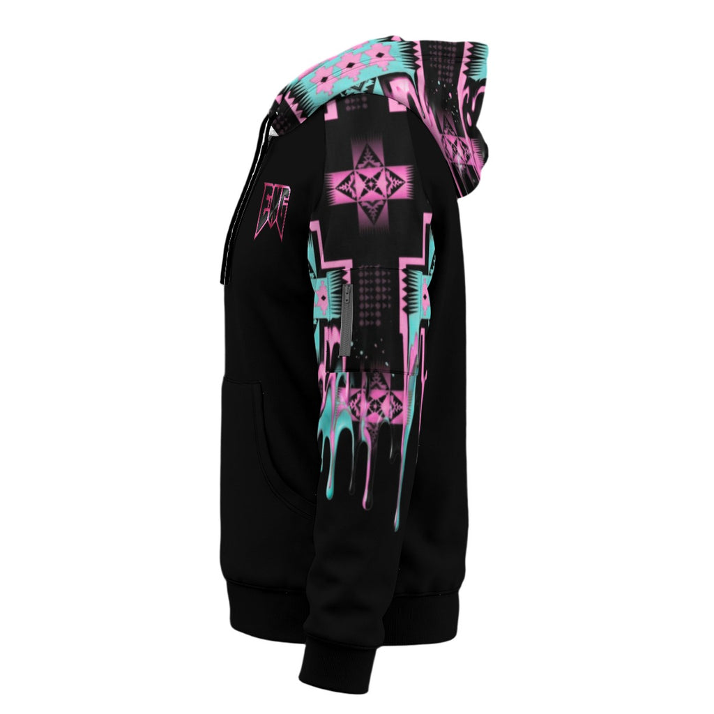 ESG QTR ZIP Pink Dreams Hoodie