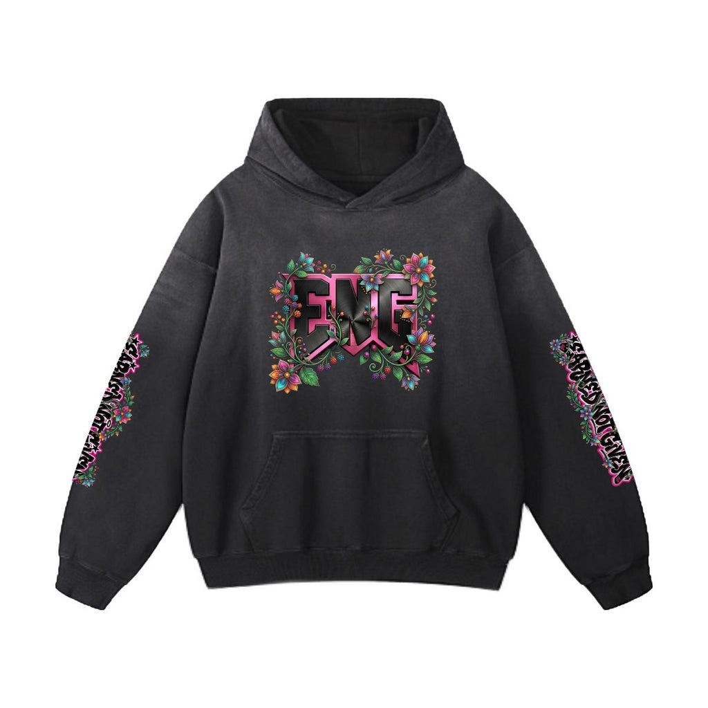 ENG Floral Washed Hoodie